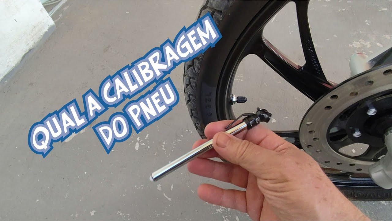 Qual a Calibragem Correta do Pneu da Biz - YouTube
