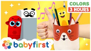 Toddler Learning Video | COLOR CREW | Songs, Magic, Toys & More | 3 Hours Compilation | BabyFirst TV