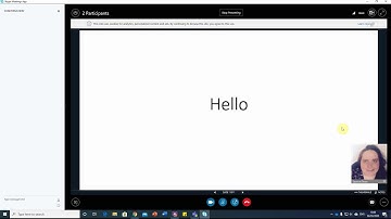 #561 Skype for Business Webinars [1/5] : Sharing a Presentation