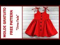 Vestido Vermelho de Alças  - 3 a 9 anos