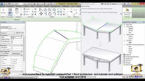 Revit Course for AutoCAD Architecture Users Lecture 6 part 1