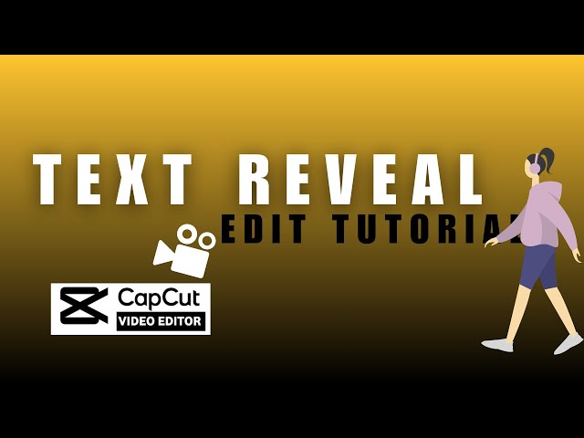[NEW UPDATE] Text Reveal Edit Tutorial On CapCut PC class=
