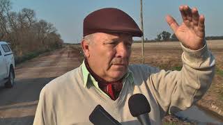 Mejoran el camino productivo de Montoya en el departamento Victoria