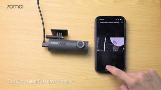70mai Dash Cam 3 APP Connection & Basic Functions