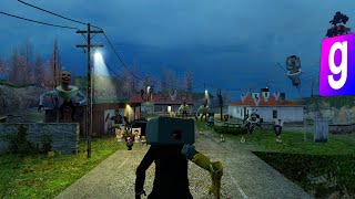 Mechanical BOOMBOX MAN in the village of the skibidi toilet family In Garry's Mod! screenshot 2