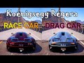 NFS Payback - Koenigsegg Regera (Race Car vs Drag Car) - WHICH IS FASTEST !!!