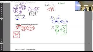5.2 Day 2 Simplifying Radicals