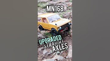 MN168 - UPGRADED - MN99S METAL AXLES - WPL WHEELS & TIRES