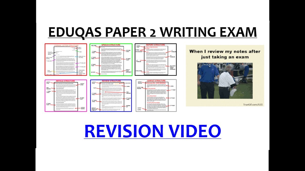 Eduqas Gcse English Language Paper 2 Writing Revision Podcast Youtube