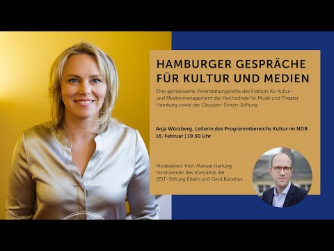 HAMBURGER GESPRÄCHE »Wie wird Kultur für die Menschen unverzichtbar, wenn doch andere Dinge das ...