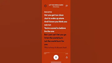Let The World Burn Chris Grey Spotify Music 