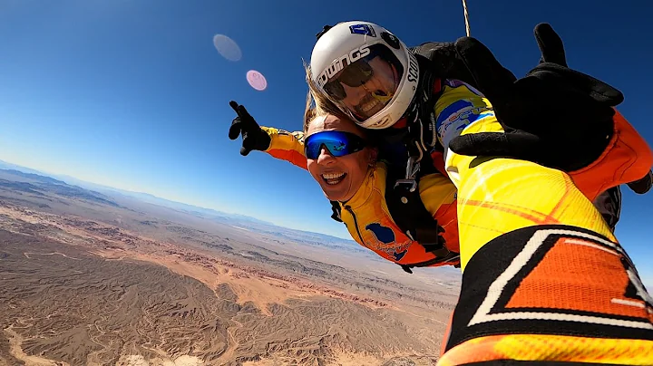 Jennifer Arcila - Tandem Skydive in Las Vegas at S...