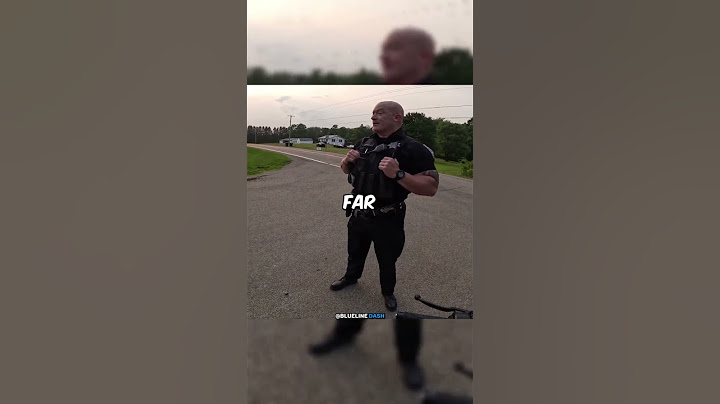 Cop pulls over biker and witnessed his friend crash!