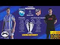 PES 2020 | UEFA Champions League | Quarter-Final | Pescara VS Atletico | Legend | PS4   1080p