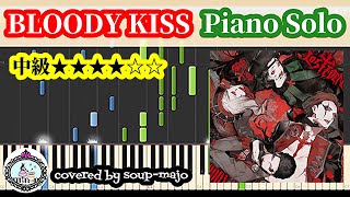 中級【ヴィジュアルプリズン ED】BLOODY KISS／ LOS†EDEN／ピアノソロ／楽譜配信中／Visual Prison Piano Sheet Music