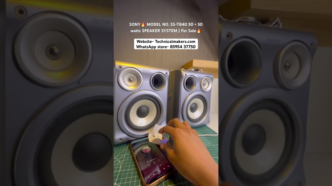 SONY🔥 MODEL NO. SS-TB40 50 + 50 watts SPEAKER SYSTEM | For Sale