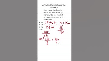 ASVAB/PiCAT Arithmetic Reasoning Practice Test Q: Conversions #acetheasvab w/ #grammarhero