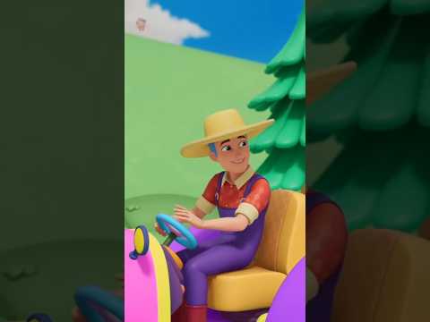 Wheels on the Tractor Sing along Rhyme #shorts #trending #songforkids #Viral