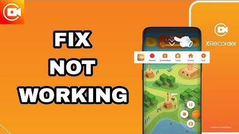 How To Fix And Solve Not Working On Screen Recorder XRecorder App | Final Solution