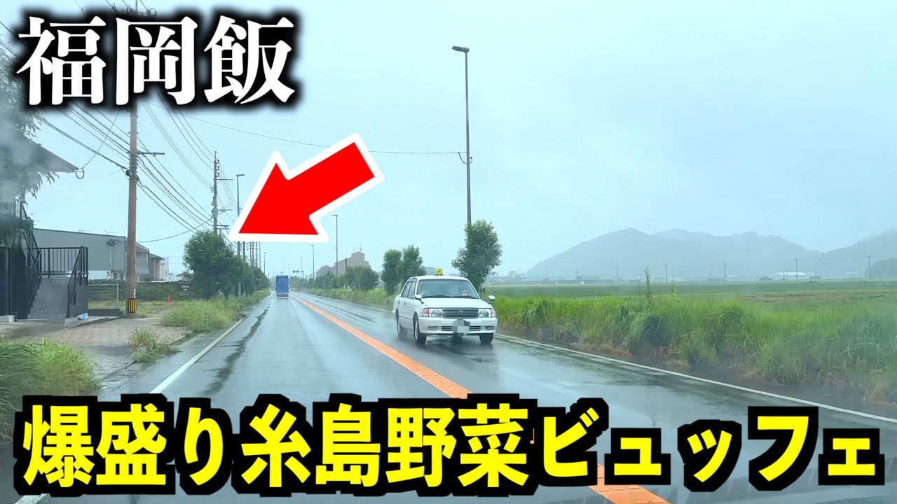 【福岡ランチ食べ放題】田舎町にポツンとある糸島野菜ビュッフェ