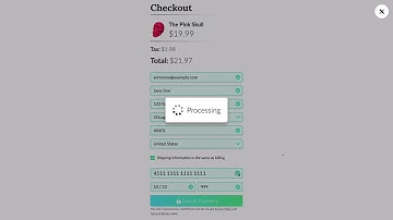 eCommerce Online Shopping Cart Payment Checkout Forms for Website