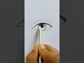 Realistic eye drawing  how to draw eye sketch shorts