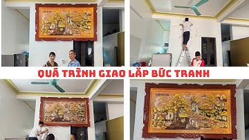 Giao Lắp Bức Tranh Cội Nguồn Quê Hương Tại Nghĩa Hưng Nam Định