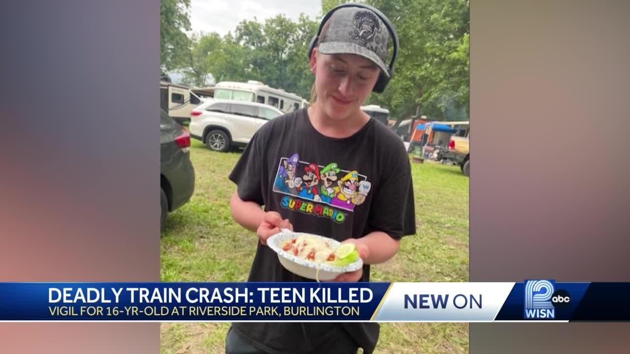 Family remembers 16-year-old hit, killed by train in Burlington - YouTube
