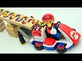Quiet Character Toy ASMR on a Wooden Marble Track with Colorful Beads and Rolling Sounds