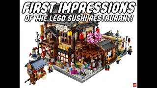 LEGO BDP SERIES 7 SUSHI RESTAURANT | FIRST IMPRESSIONS