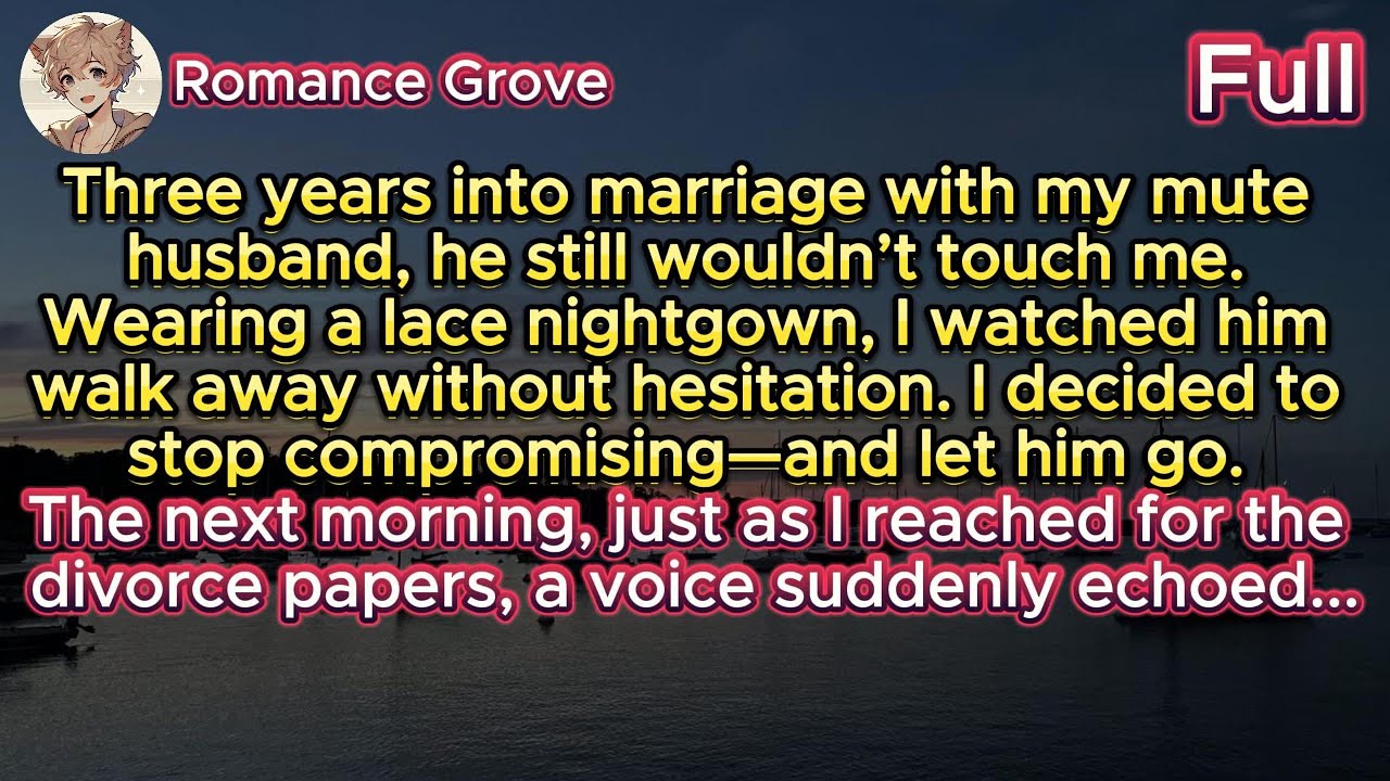 Прошло три года, а он все еще избегал близости — и как раз когда я решила отпустить его, я услыша...