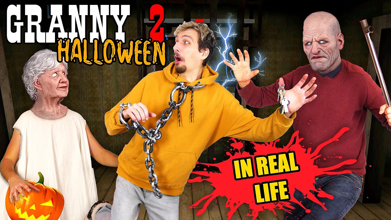 Granny game in REAL LIFE - YouTube