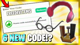 *6 CODES* ALL NEW PROMO CODES in ROBLOX (April 2021)