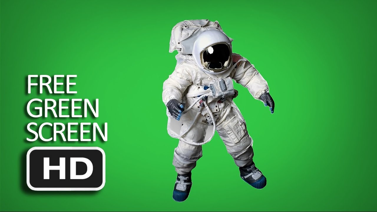 Free Green Screen - Floating Astronaut - YouTube