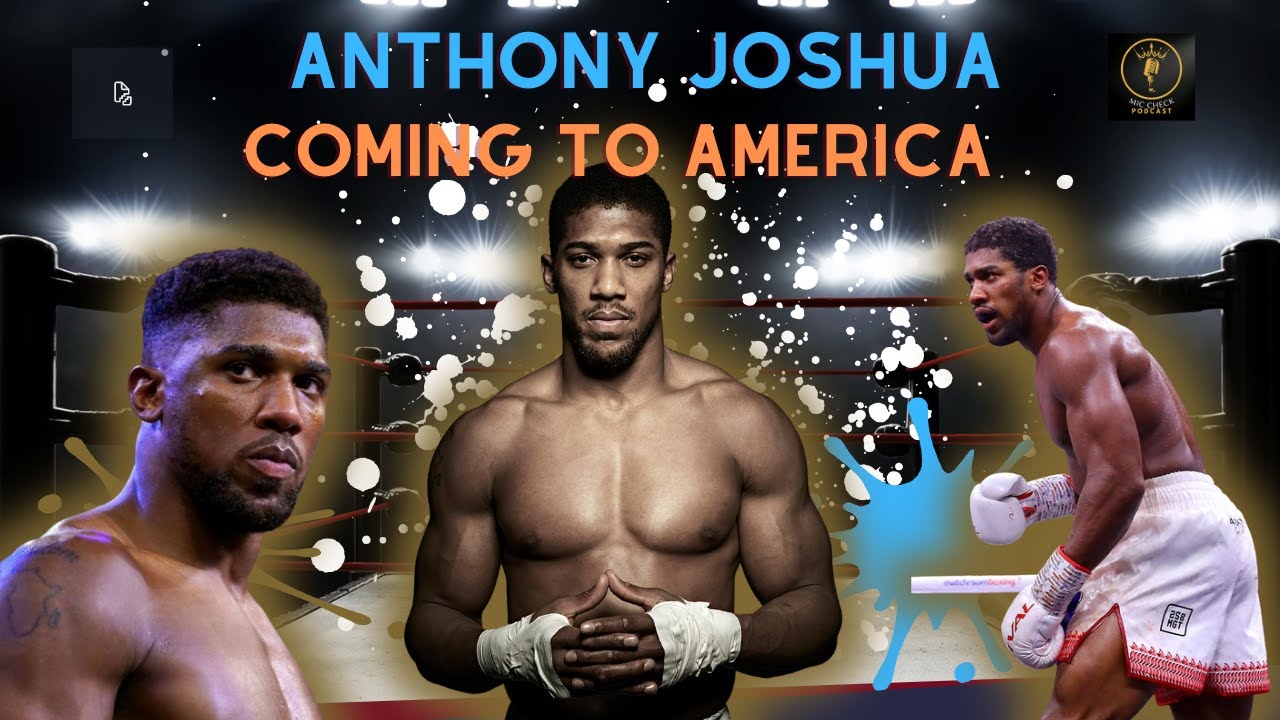 Tha Mic Check ~ Ringside: Is Anthony Joshua training with Derrick James ...