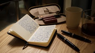 Fountain Pen Writing | Background Video for a short writing session