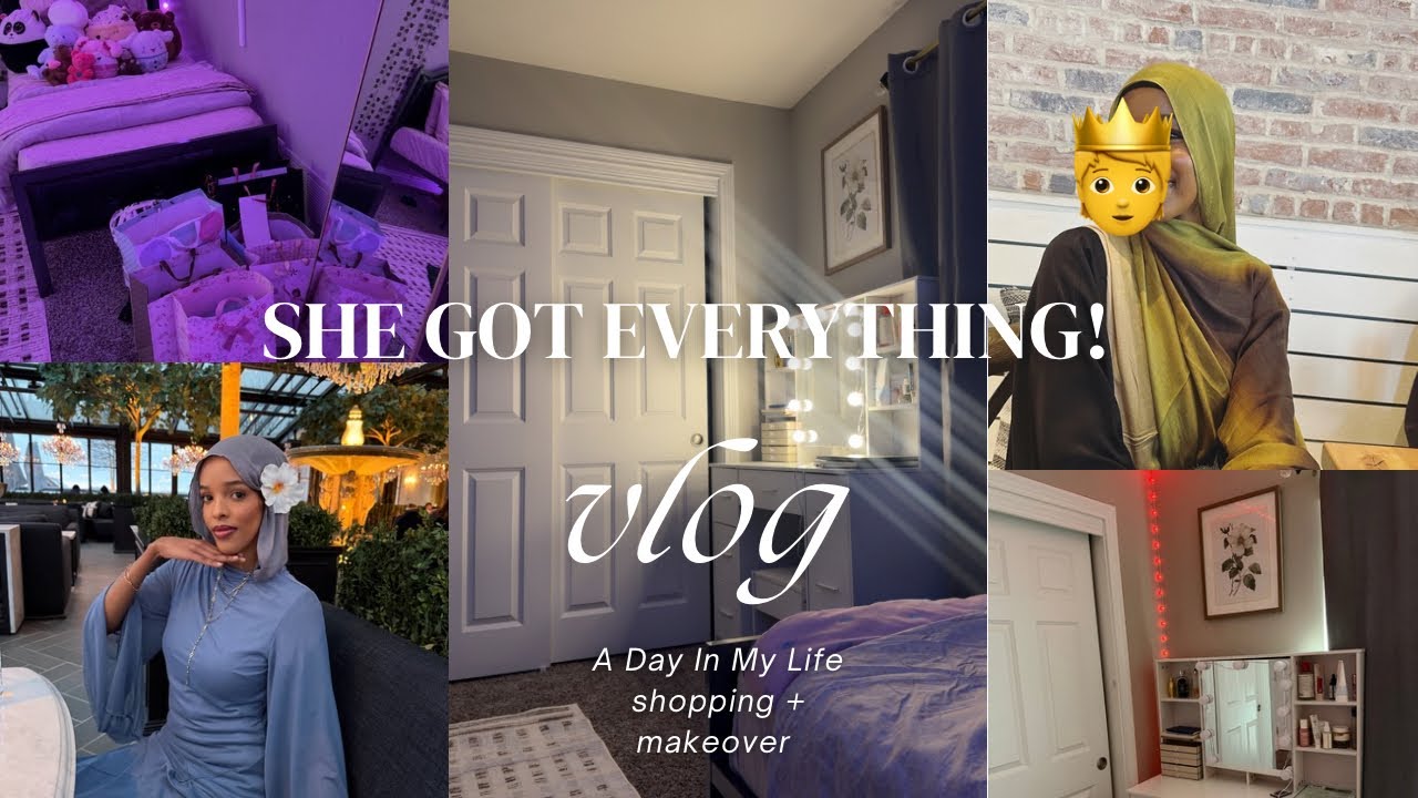Spending My Sister’s Birthday With Her| Shopping, Decorating & Vlog kawtherkeif