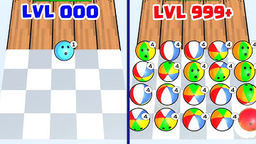 MAX LEVEL in Merge Bowling Android,iOS Gameplay Walkthrough Part 1
