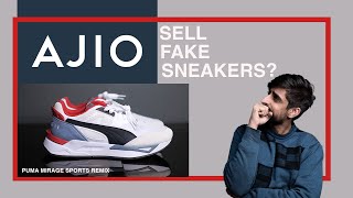 Do AJIO Sell Fake Sneakers??? | Puma Mirage Sports Remix Detailed Review & On-Feet