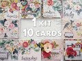 1 Kit 10 Pretty Cards for Beginners ♡ Maremi's Small Art ♡