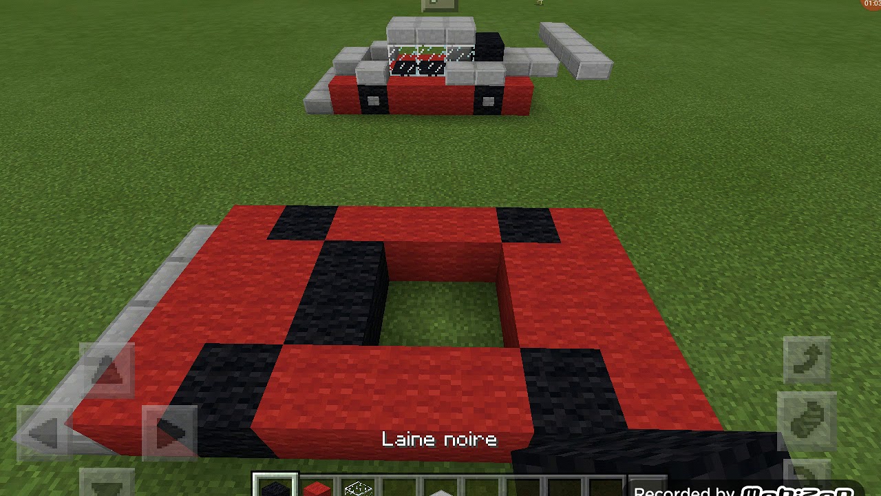 Comment construire une voiture facile dans minecraft - YouTube