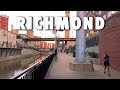 Sunset Autumn Walk from BROWN ISLAND to James RIver CANAL WALK in Richmond, Virginia【4K】