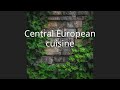 Central European cuisine