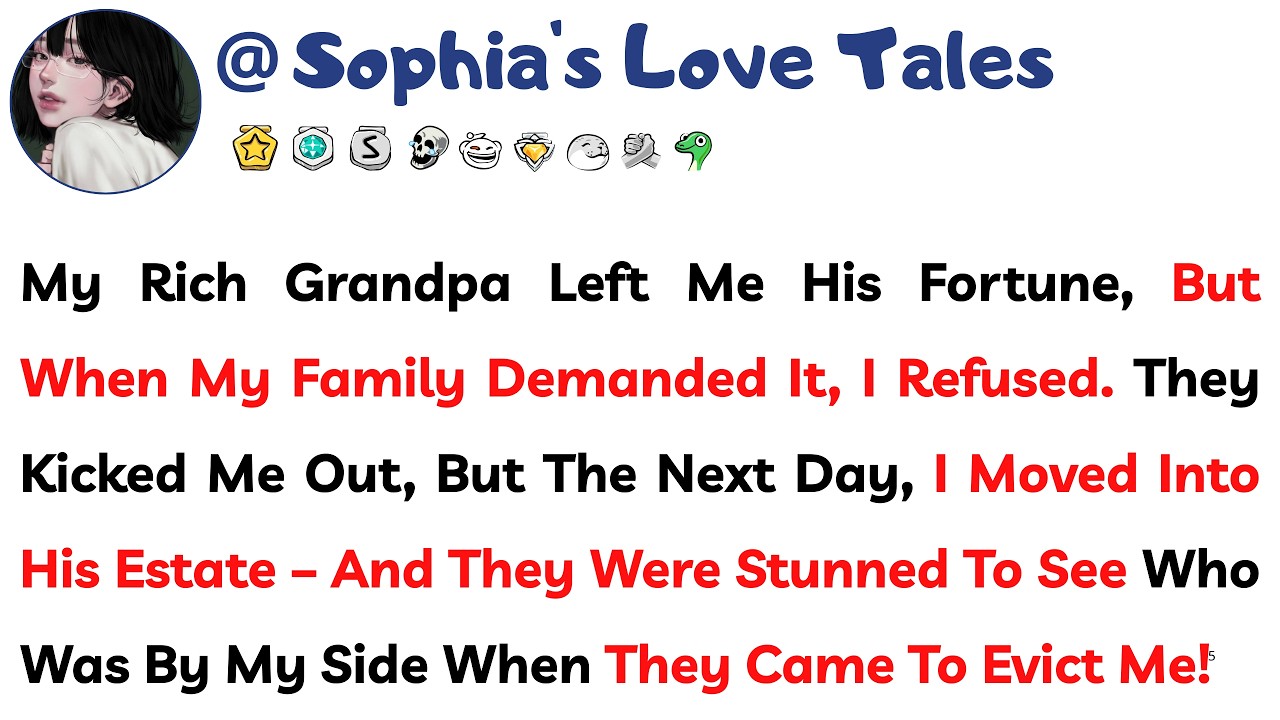My Rich Grandpa Left Me His Fortune, But When My Family Demanded It, I Refused. They Kicked Me Out,