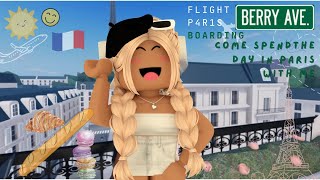 Come Spend The Day In Paris With Me *Travel Vlog* | Voiced Berry Avenue Roleplay