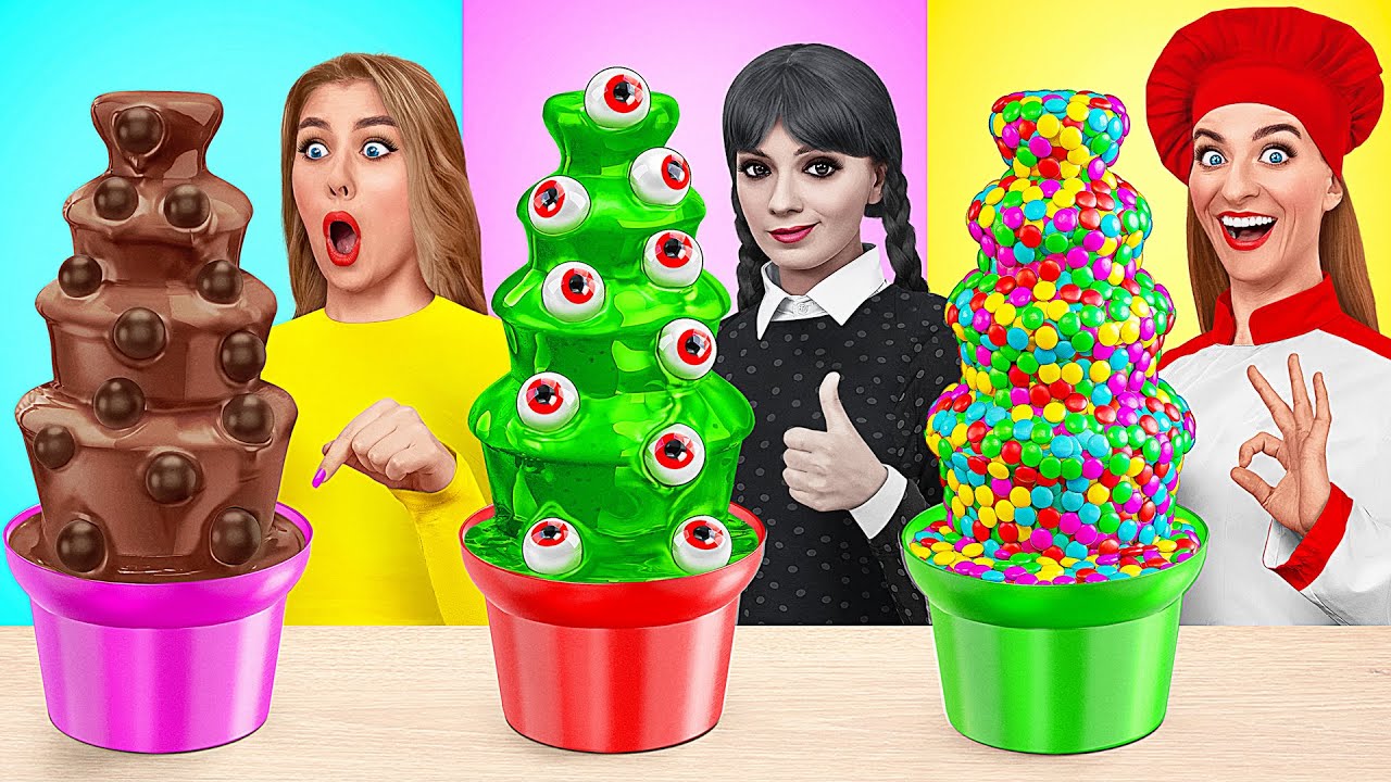 Wednesday Εναντίον Γιαγιά Μαγείρεμα Challenge | Αστείες Καταστάσεις Multi DO Challenge