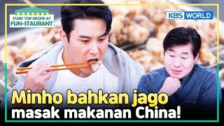 [IND/ENG] Ide kreatif Minho bikin Chef Yeonbok kagum! | Fun-Staurant | KBS WORLD TV 240422