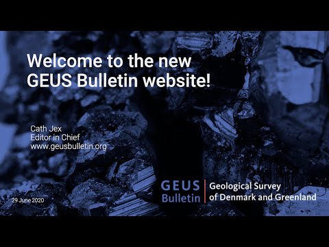 Welcome to the new GEUS Bulletin journal website and submission system