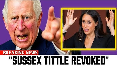 Meghan Left in Tears After King Charles Shocking Decision