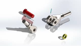 Knuckle Joint 3D Animation in SolidWorks